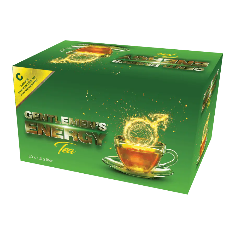 Gentlemen's Energy Tea - Citrom - 20 filter